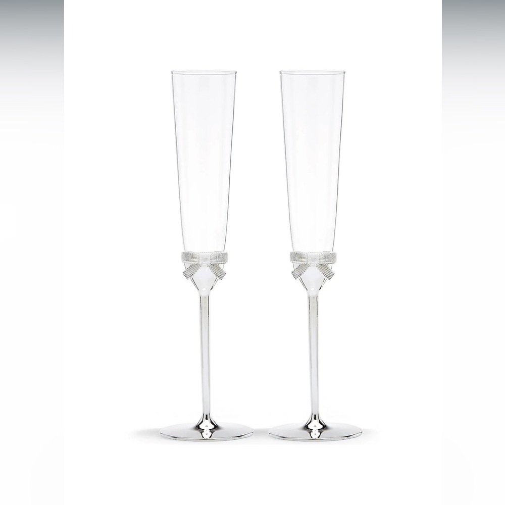 Kate Spade Grace Avenue 2-Piece Champagne Flute Set NEW